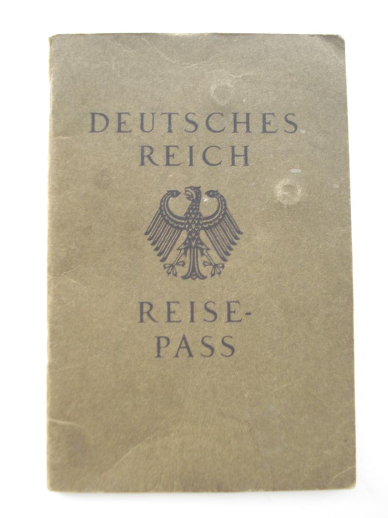 Pre-War German Reise-Pass.