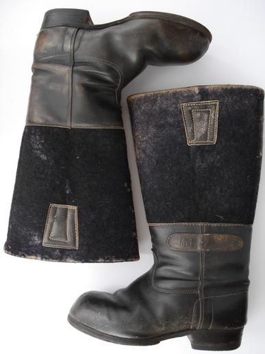 WW2 German Winter Felt Boots 1942 Dated