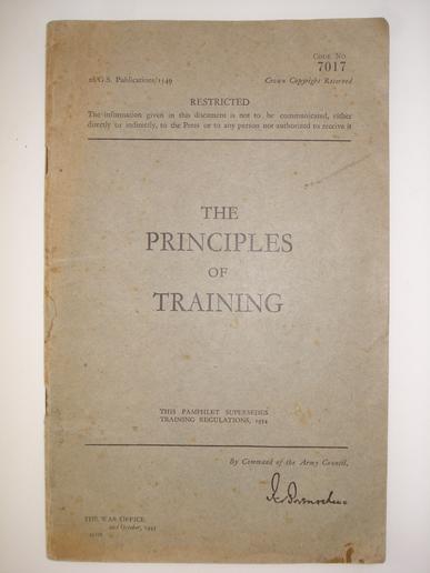 The Principles Of Training 1945