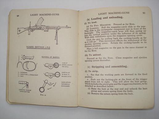 WW2 British Small Arms Manual First Edition 1942