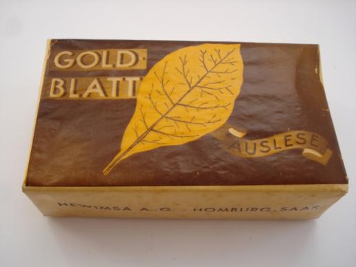 German 3rd Reich Period 'GOLD-BLATT' Tabacco