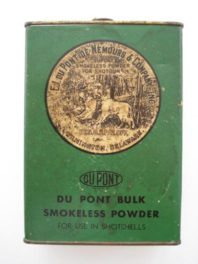 Vintage American Du Pont Powder Tin