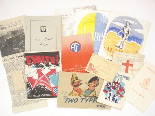 WW2 British Eight Army Paperwork Group