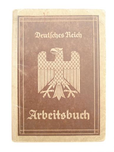 WW2 German Workers 'Arbeitsbuch'