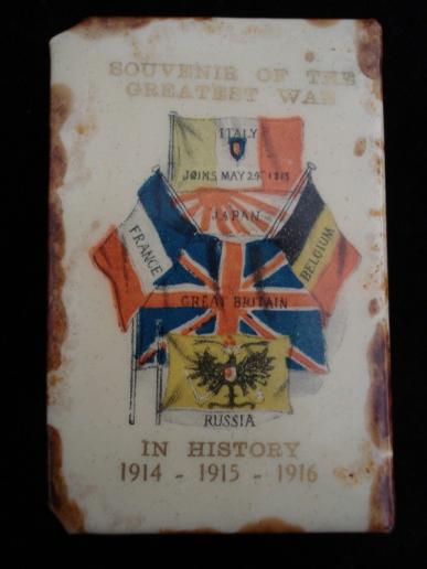 WW1 Royal Engineers Matchbox Cover