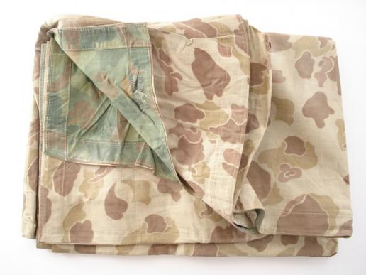 WW2 U.S Marine Corps Reversible Poncho, 1944 Dated