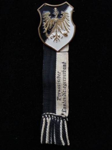 WW1 Prussian State Veterans Association Badge