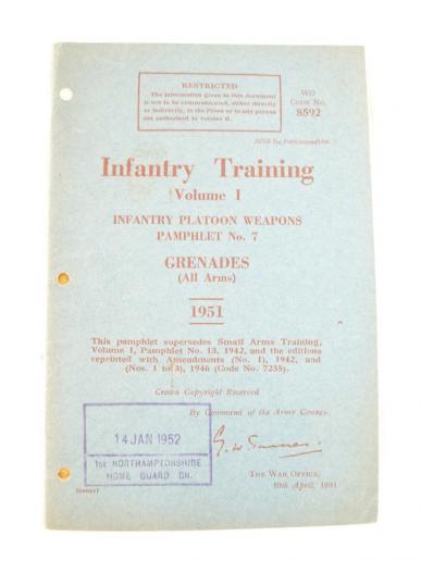 Post-War British Grenade Manual