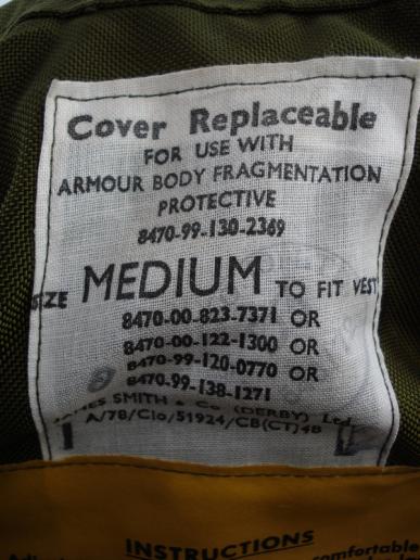 British Army 'Flak Jacket' 1970's-80's Issue