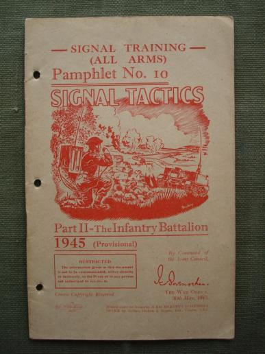 WW2 British Signals Training Pamphlet, 1945 Dated