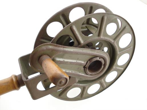 Pre-War German Hand Cable Reel, 1935 Dated