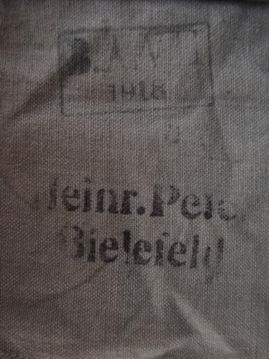 AG Militaria | WW1 Imperial German Shelter Half Pole Bag, 1918 Dated