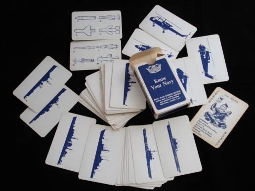 British 1970's 'Know Your Navy' Playing Cards