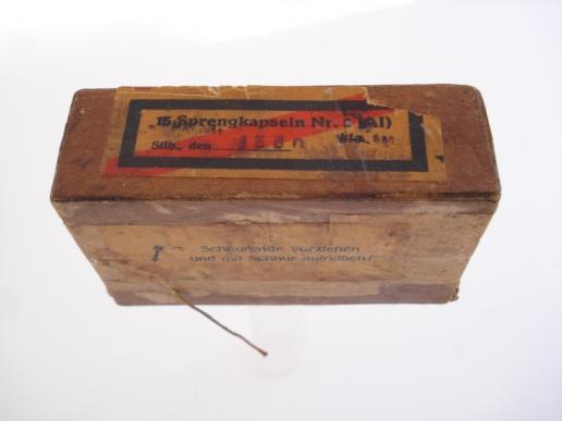 Empty, WW2 German Grenade Detonator Box