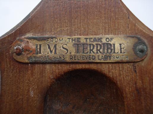 Pipe Stand Made From The Teak Of HMS Terrible