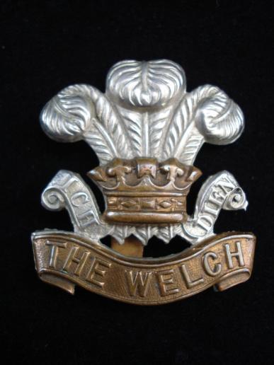 The Welch Bi-Metal Cap Badge