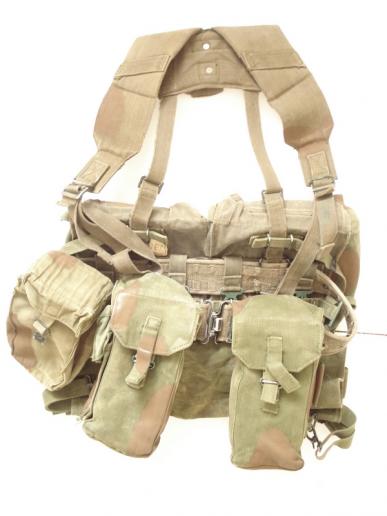 British '58 Pattern Webbing, With Hand Applied Camouflage