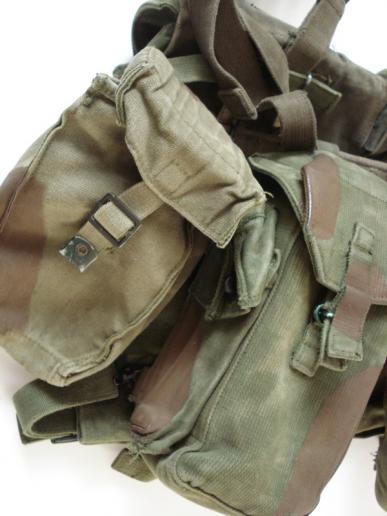 British '58 Pattern Webbing, With Hand Applied Camouflage