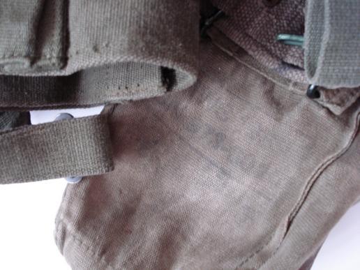 British '58 Pattern Webbing, With Hand Applied Camouflage