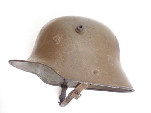 WW1 German M16 Helmet. Battlefield Pick Up, Montauban 1918