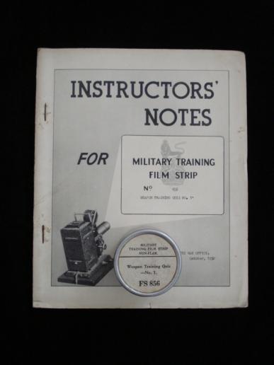 Post-War British Army Weapons Training Slides & Instructors Notes