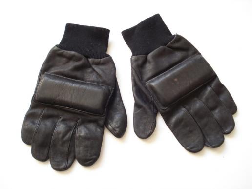 British Issue leather Patrol Gloves, Size 10