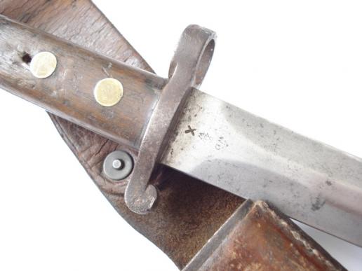 British P'88 MkI 2nd Type, With Rare Land MkII* Scabbard