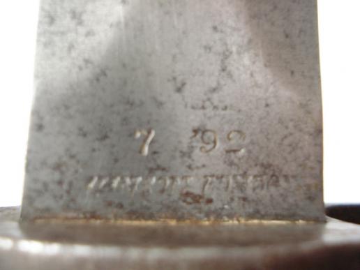 British P'88 MkI 2nd Type, With Rare Land MkII* Scabbard