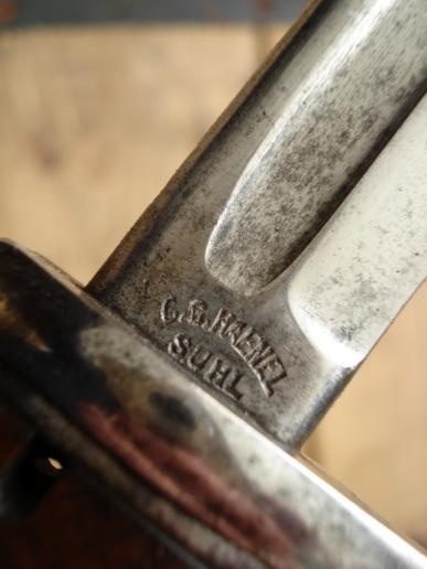 Scarce Bavarian Issue S98 nA Bayonet & Scabbard, 1906 Dated