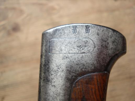 Scarce Bavarian Issue S98 nA Bayonet & Scabbard, 1906 Dated