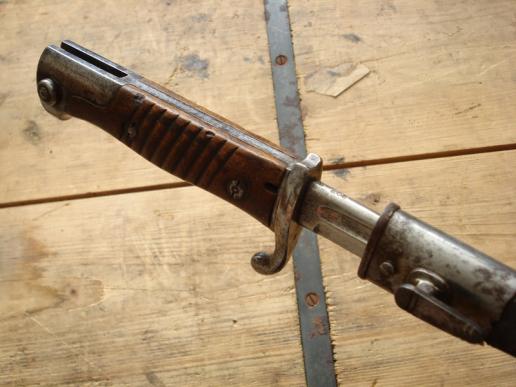 Scarce Bavarian Issue S98 nA Bayonet & Scabbard, 1906 Dated