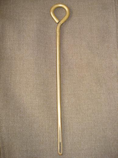 WW1/WW2 Brass Revolver Cleaning Rod, Well Marked