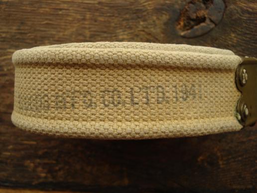 WW2 Canadian Production Lee Enfield Rifle Sling, 1941 Dated