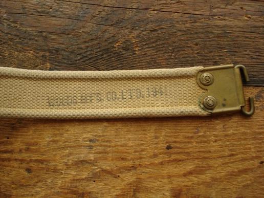 WW2 Canadian Production Lee Enfield Rifle Sling, 1941 Dated