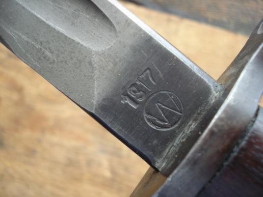 WW1 U.S Model 1917 Sword Bayonet, Winchester Production