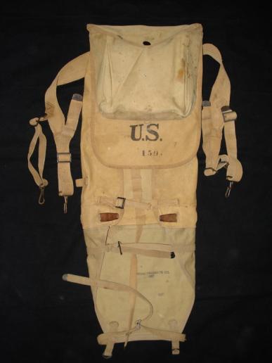 WW1 U.S M-1910 Pack, Complete & Unit Marked. 1917 Dated.