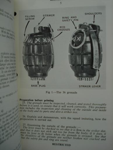 Post-War British Grenade Training Manual