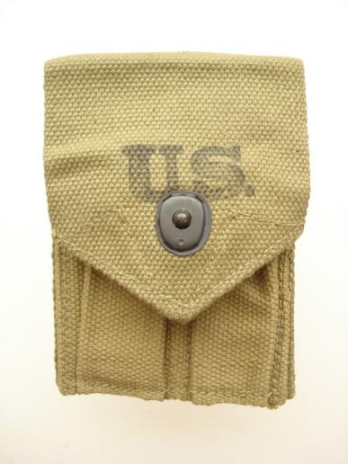 WW2 U.S M-1923 Pistol Magazine Pouch, 1942 Dated