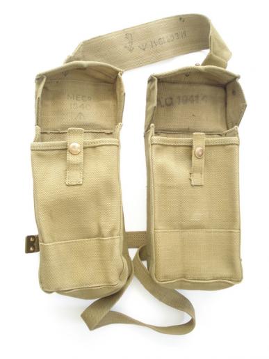 WW2 British P'37 Webbing Supplementary Ammo Pouches