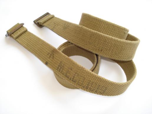 Matched Pair Of P'08 Large Pack securing Straps, 1919 Dated