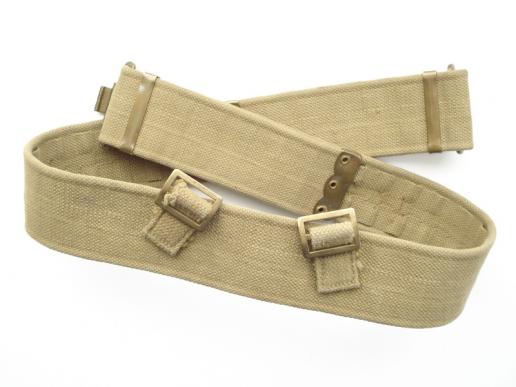 WW2 British P'37 Webbing Belt, Extra Long