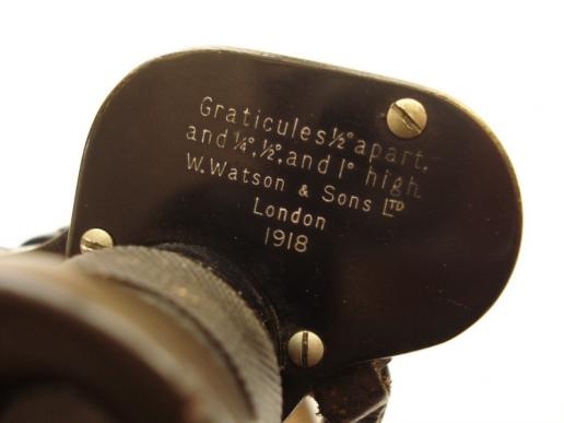 WW1 British No3 MkII Prismatic Binoculars. 1918 Dated