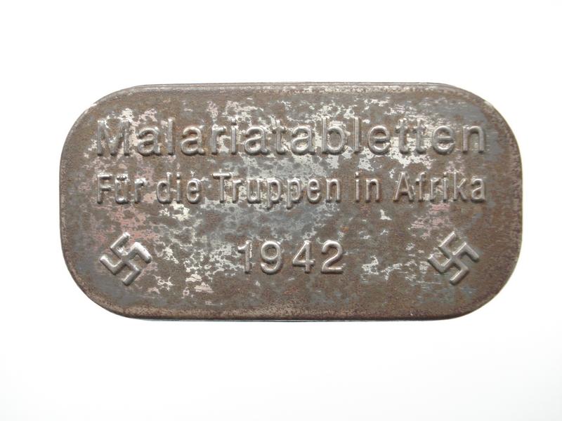 WW2 German Malaria Tabet Tin