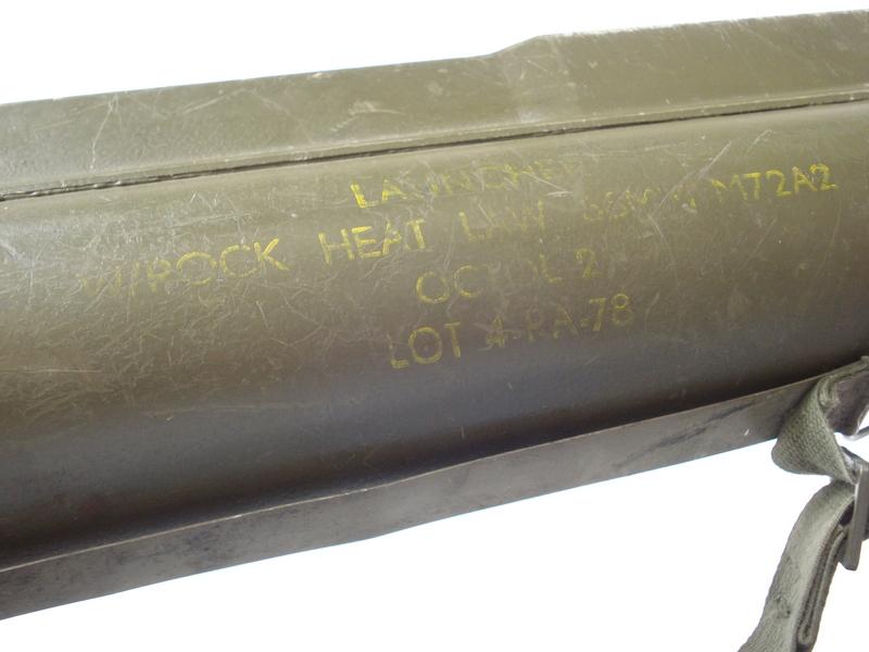 Deactivated LAW 66mm Rocket Launcher, 1978 Dated