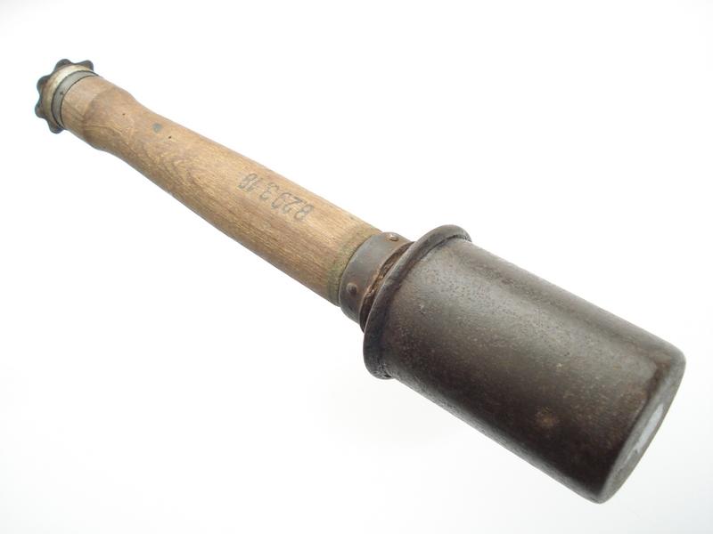 Inert WW1 German M1917 Stick Grenade, 1918 Dated