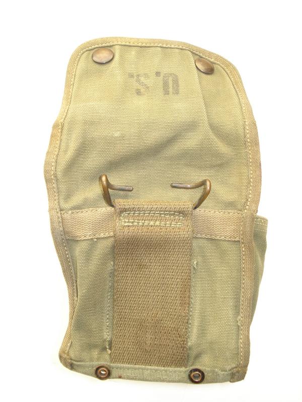 WW2 U.S Army Jungle First Aid Kit Webbing Pouch, 1943 Dated