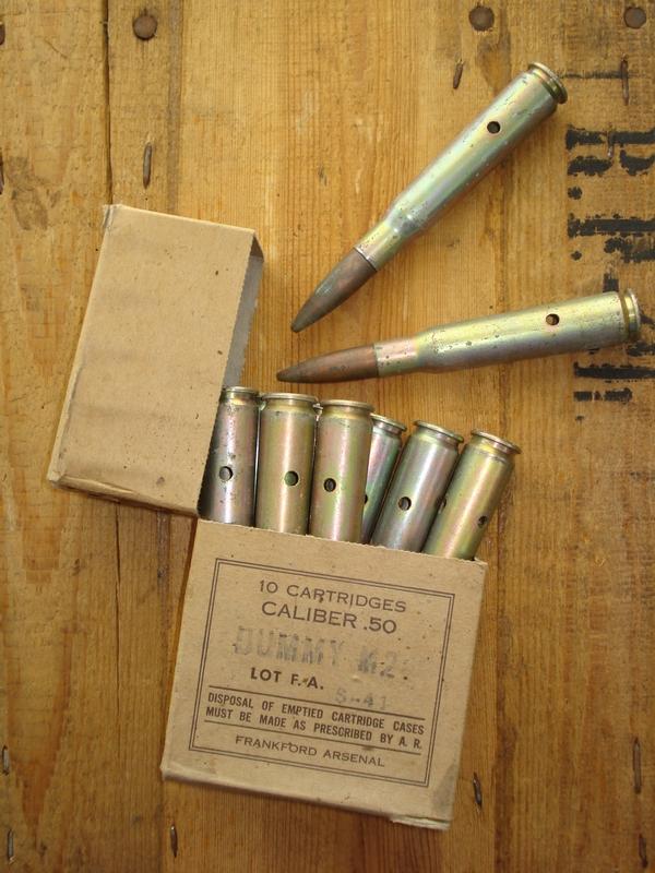 WW2 Boxed .50 Browning M2 Dummy Rounds