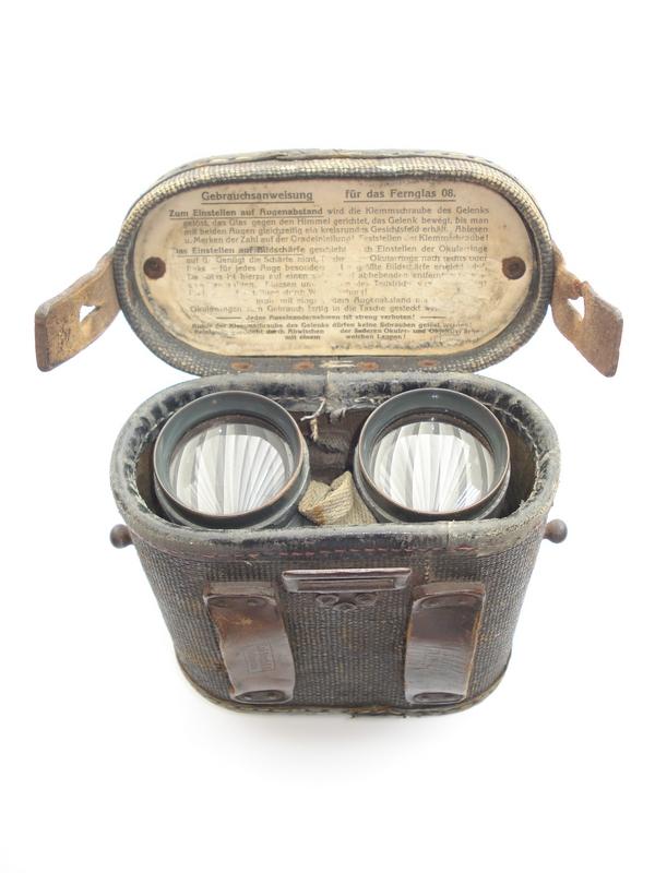 WW1 German Binoculars & Ersatz Case