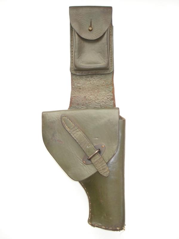Argentinian Green Leather Pistol Holster