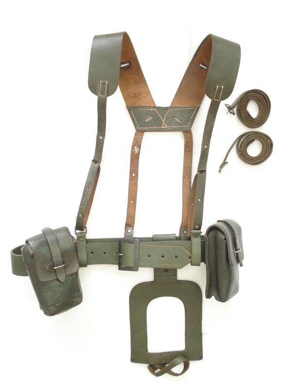 Set Of Argentinian Leather Infantry Equipment